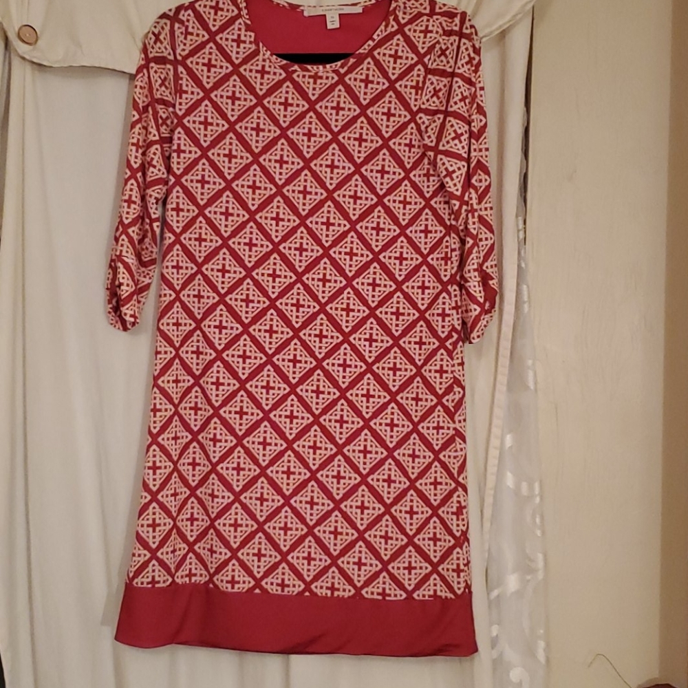41 Hawthorn Red Patterned Dress